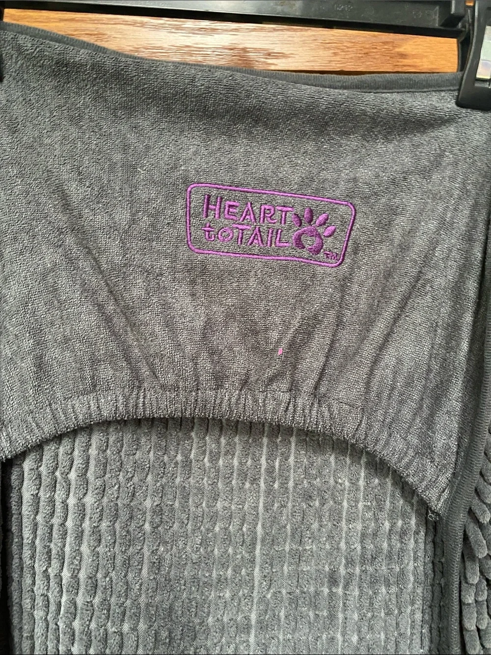 Heart To Tail Grey Micro Fiber Pet Shammy Towel L/XL 14